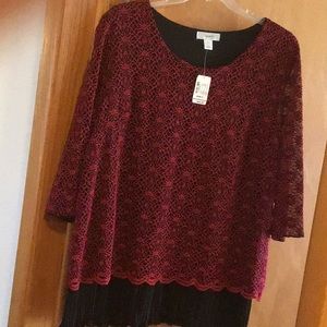 CJ Banks Dressy Blouse